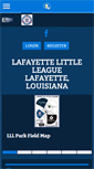 Mobile Screenshot of lafayettelittleleague.net